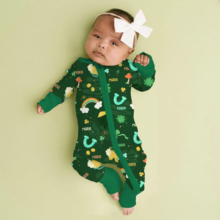 Custom Name Sprinkle Of Luck Bamboo Convertible Zippy