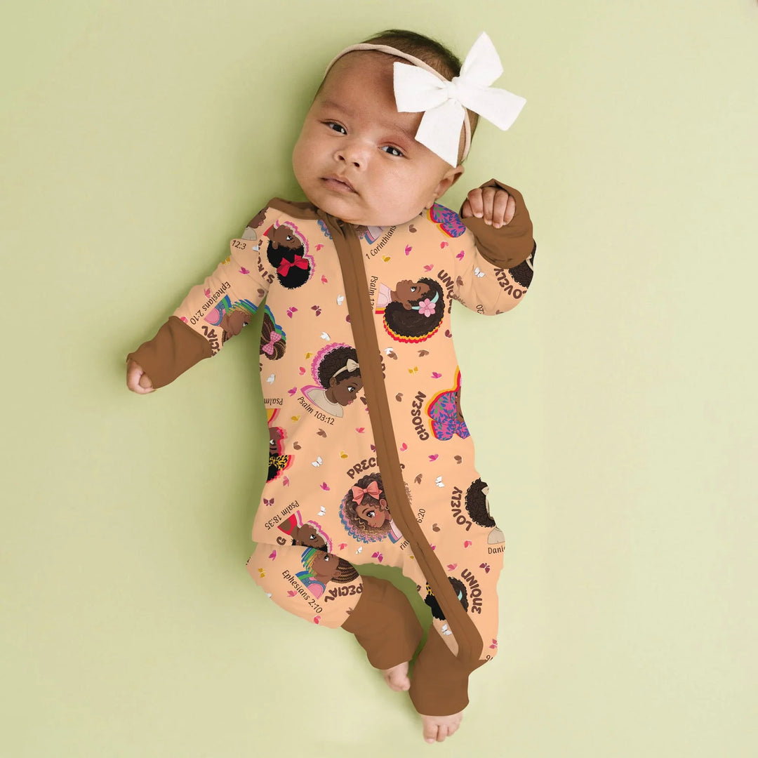 Empowered African Girl Bamboo Convertible Zippy