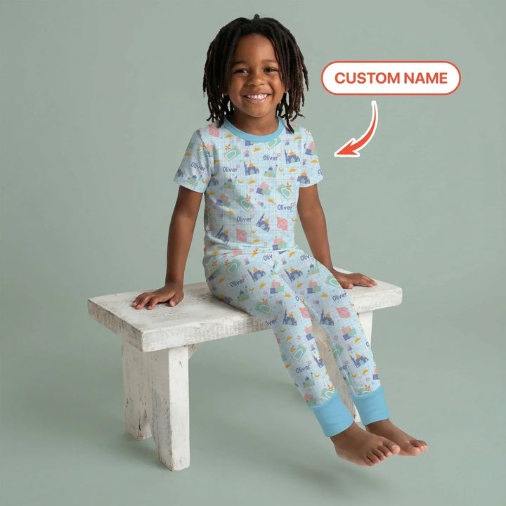 Ramadan and Eid Bamboo Two Piece Short Sleeve Pajama Set