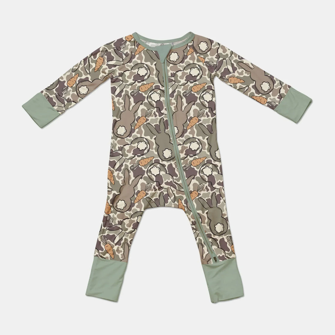 Camo Easter Bunny Bamboo Convertible Zippy