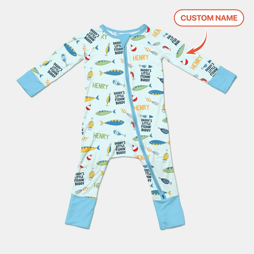 Fishing Squad Family Matching Bamboo Convertible Zippy