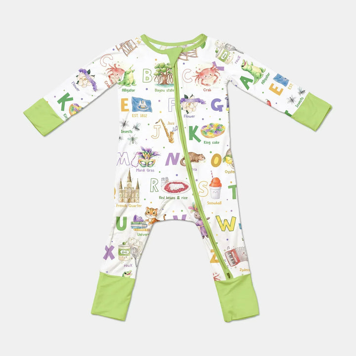 Alphabet of Lousiana Bamboo Convertible Zippy