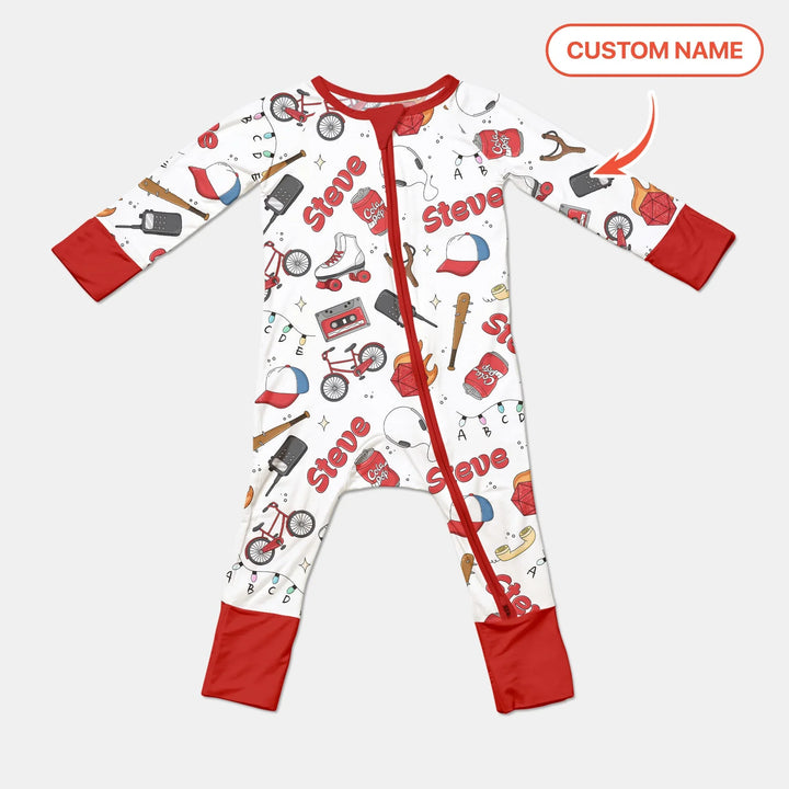 Custom Name Kids Adventure Bamboo Convertible Zippy