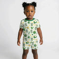 God Says I Am - Lucky & Loved Bamboo Two Piece Short Sleeve Shorts Pajama Set