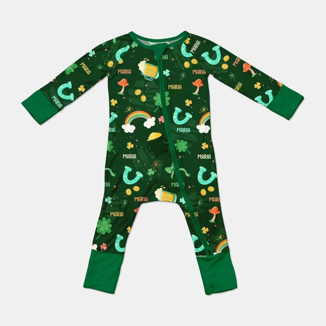 Custom Name Sprinkle Of Luck Bamboo Convertible Zippy