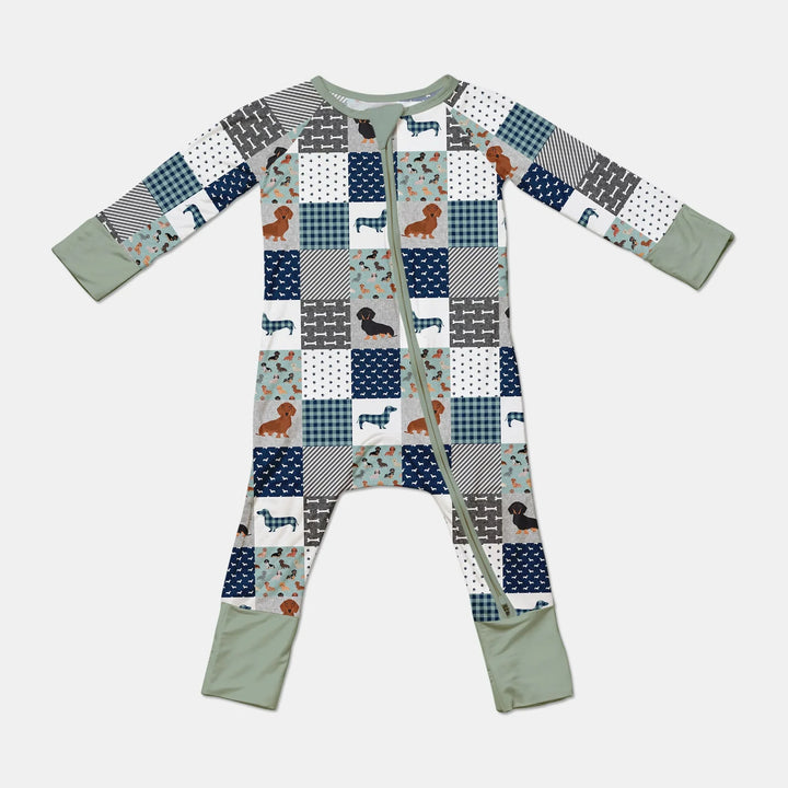 Playful Dachshund Delight Bamboo Convertible Zippy