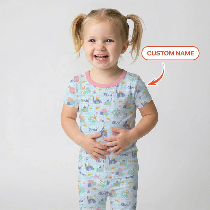 Ramadan and Eid Bamboo Two Piece Short Sleeve Pajama Set
