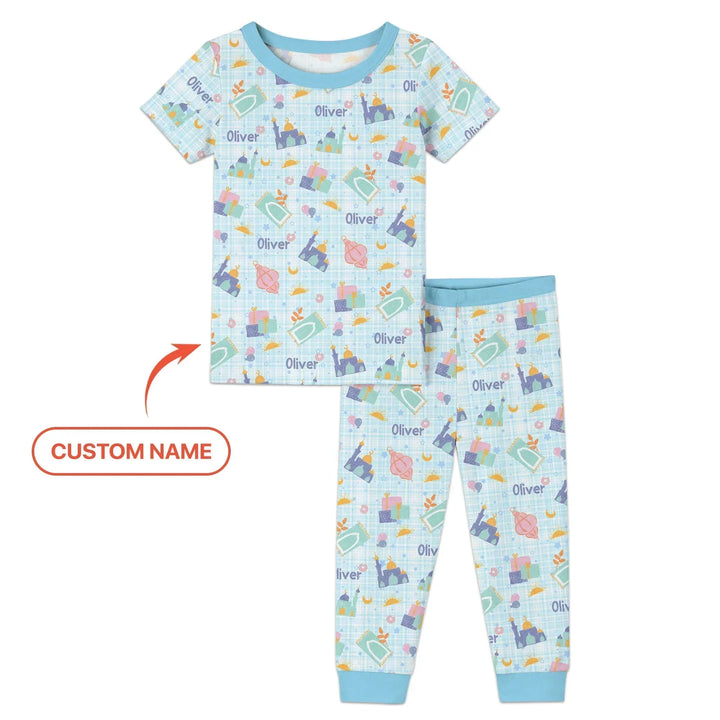 Ramadan and Eid Bamboo Two Piece Short Sleeve Pajama Set