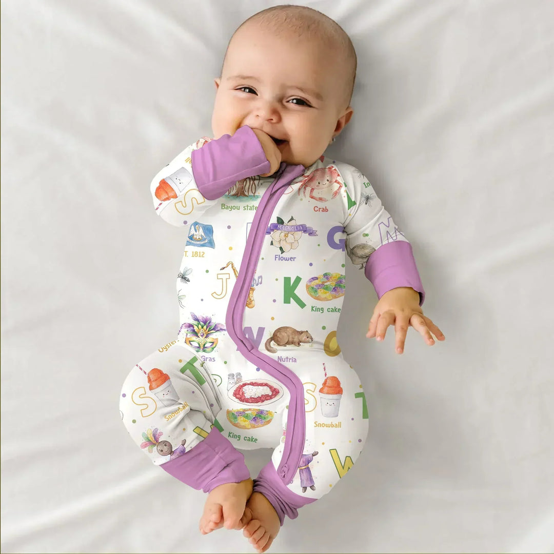 Alphabet of Lousiana Bamboo Convertible Zippy
