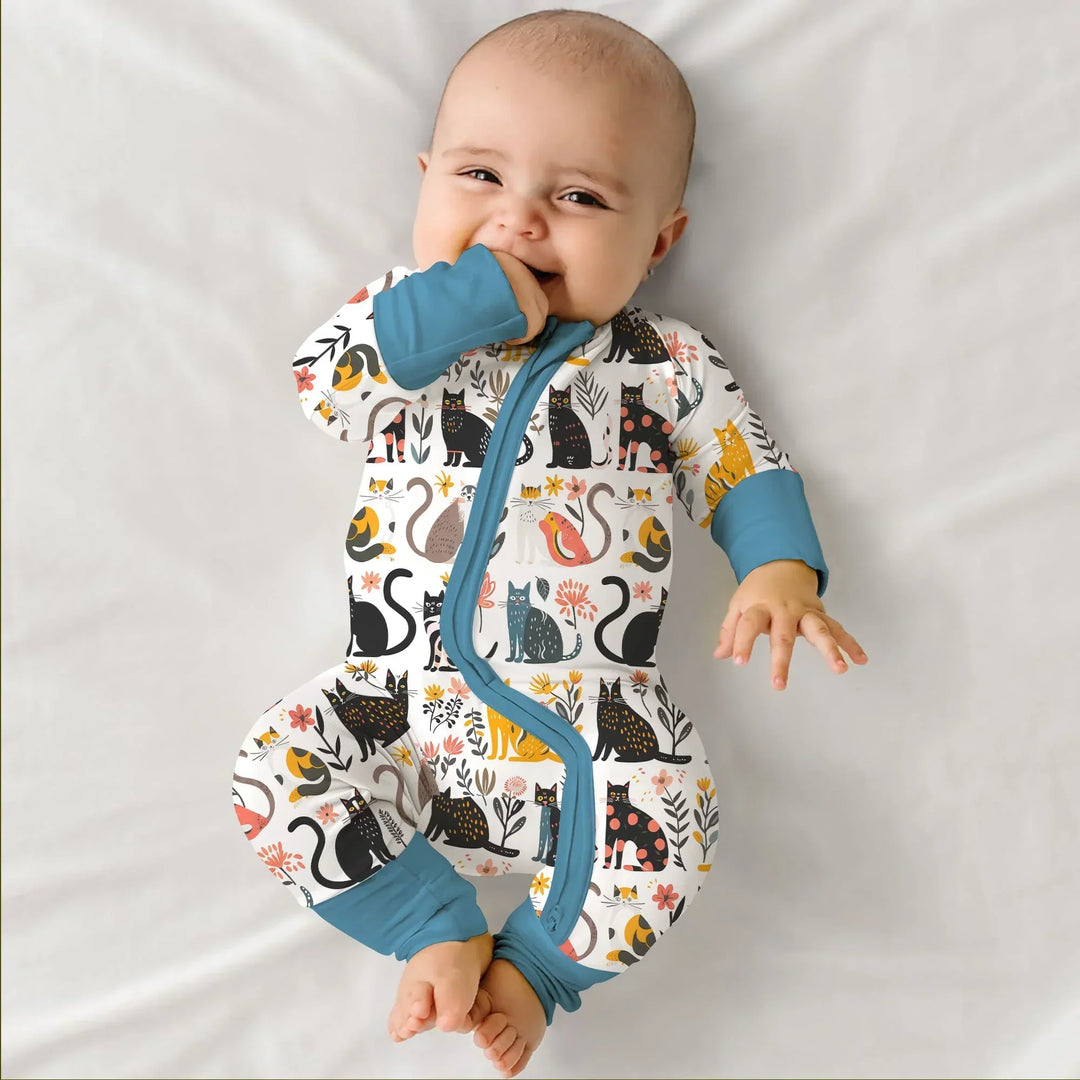 Botanical Cats Bamboo Convertible Zippy