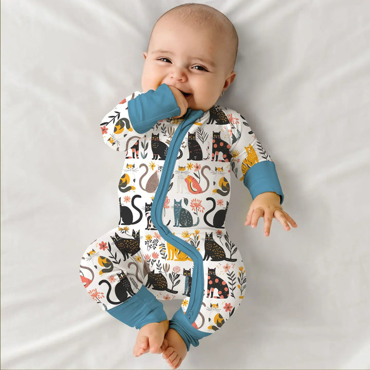 Botanical Cats Bamboo Convertible Zippy