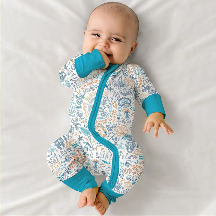 Doodle Passover Matching Family Bamboo Convertible Zippy