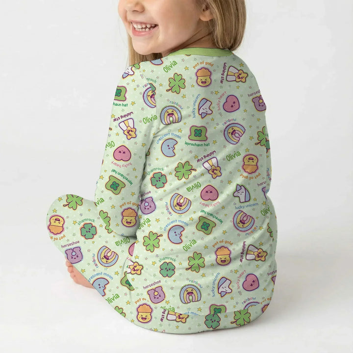 Lucky Charm Bamboo Two Piece Long Sleeve Pajama Set