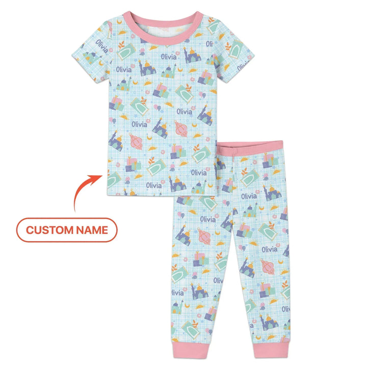 Ramadan and Eid Bamboo Two Piece Short Sleeve Pajama Set