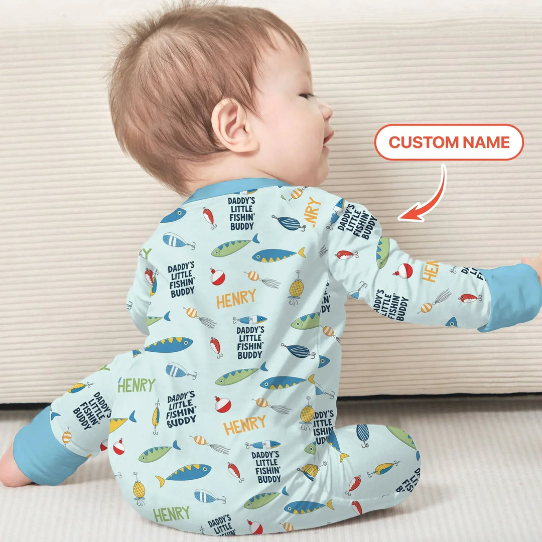 Fishing Squad Family Matching Bamboo Convertible Zippy
