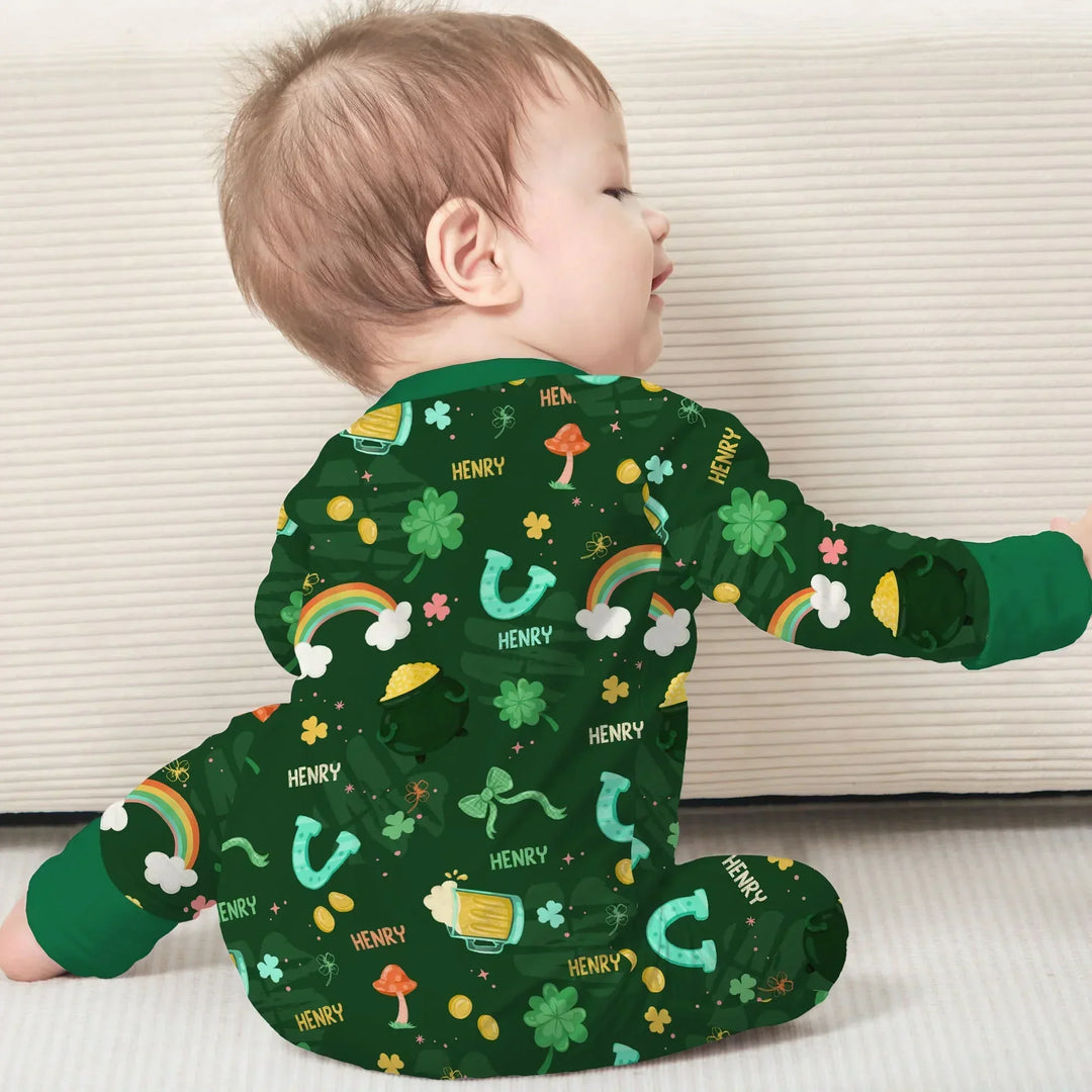 Custom Name Sprinkle Of Luck Bamboo Convertible Zippy