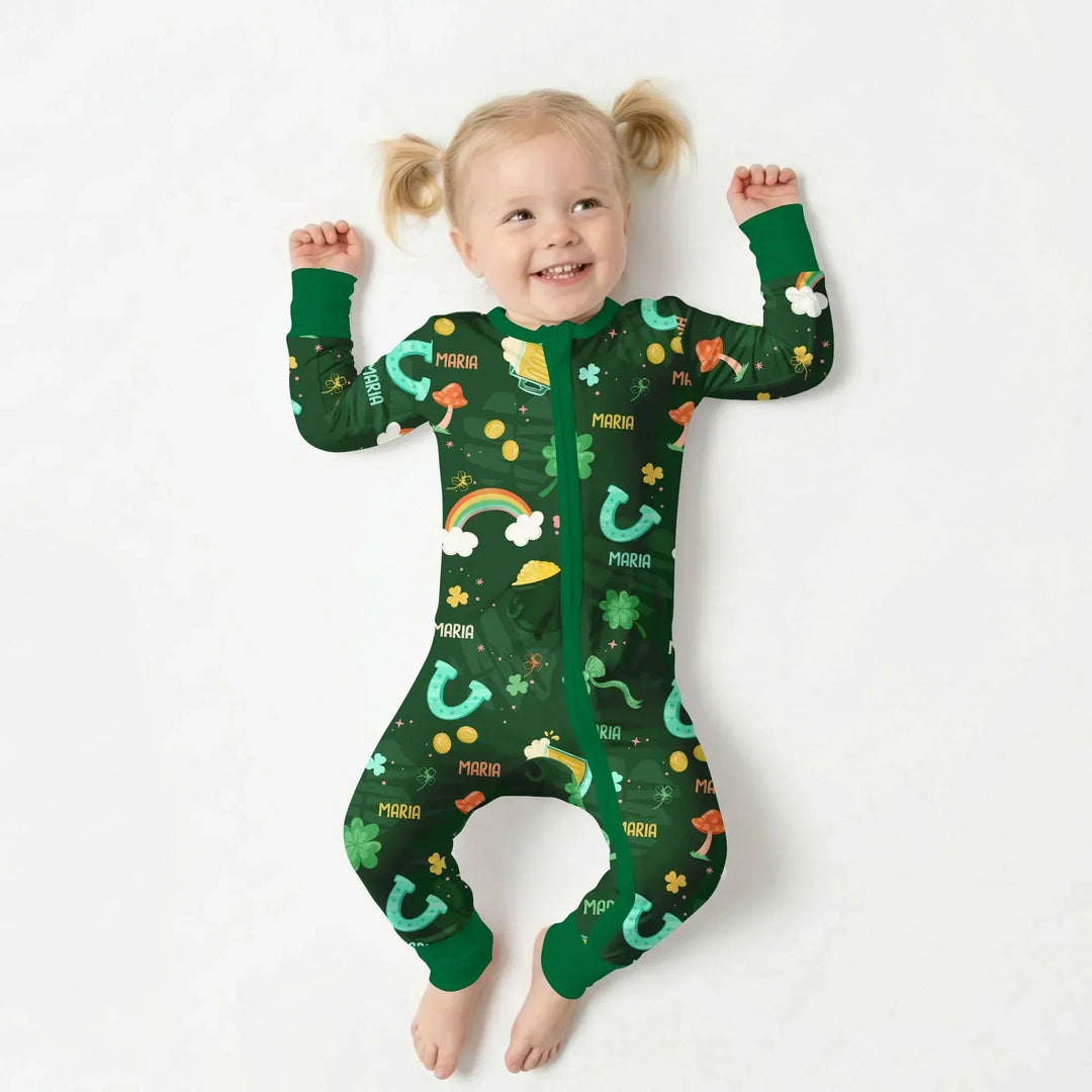Custom Name Sprinkle Of Luck Bamboo Convertible Zippy