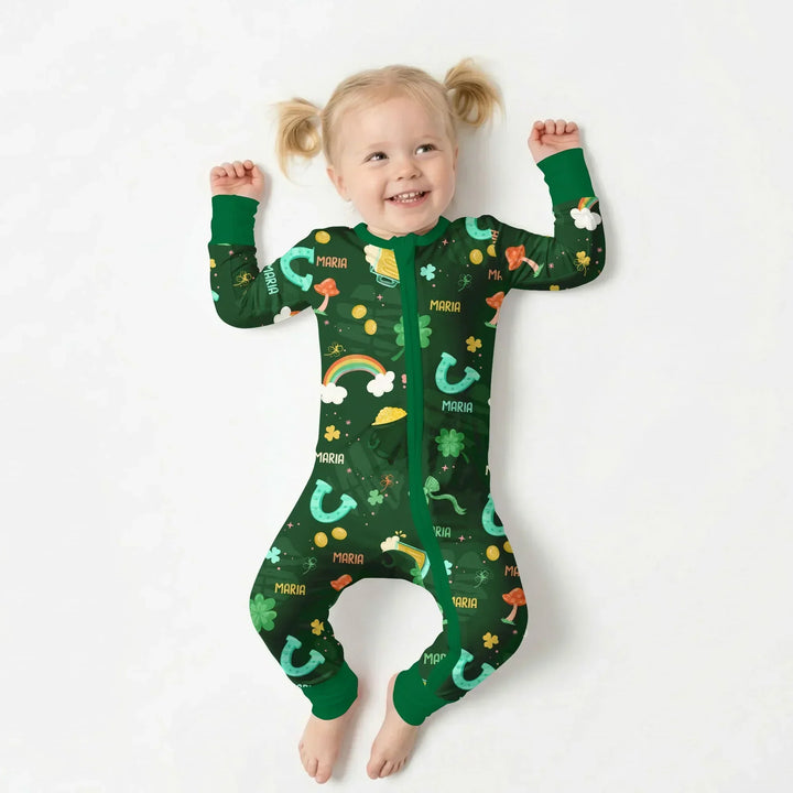 Custom Name Sprinkle Of Luck Bamboo Convertible Zippy