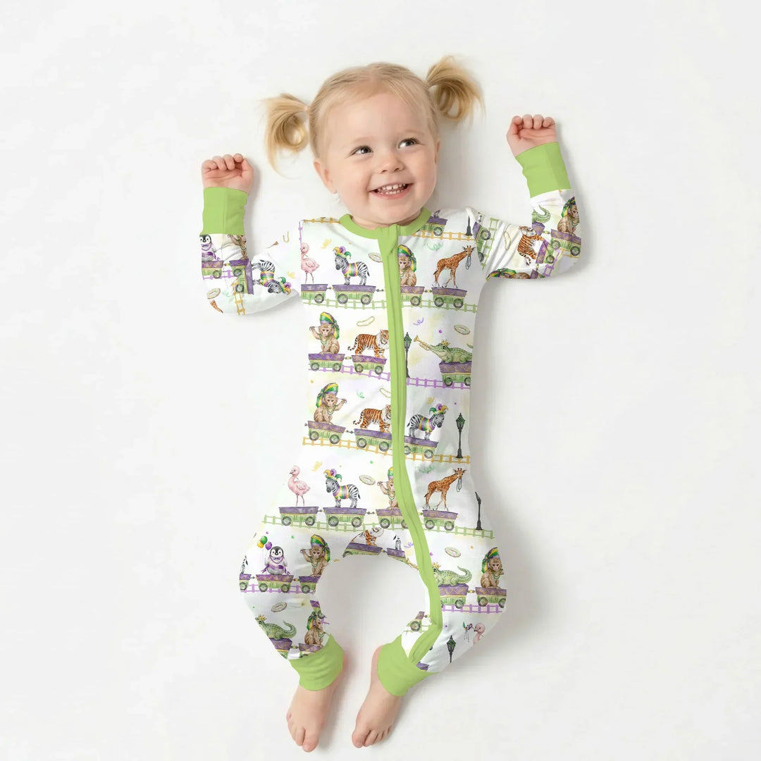 Mardi Gras Jungle Krewe Bamboo Convertible Zippy