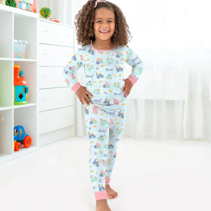 Ramadan and Eid Bamboo Two Piece Long Sleeve Pajama Set