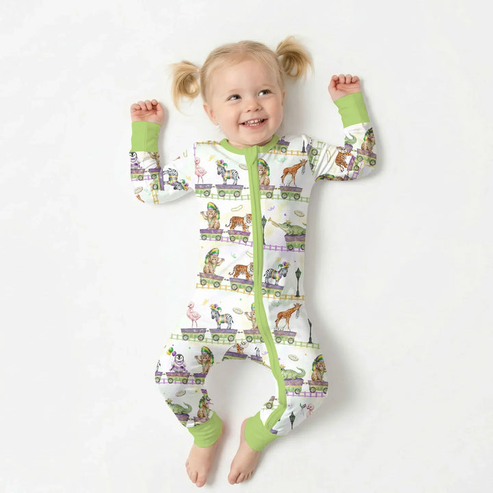 Mardi Gras Jungle Krewe Bamboo Convertible Zippy