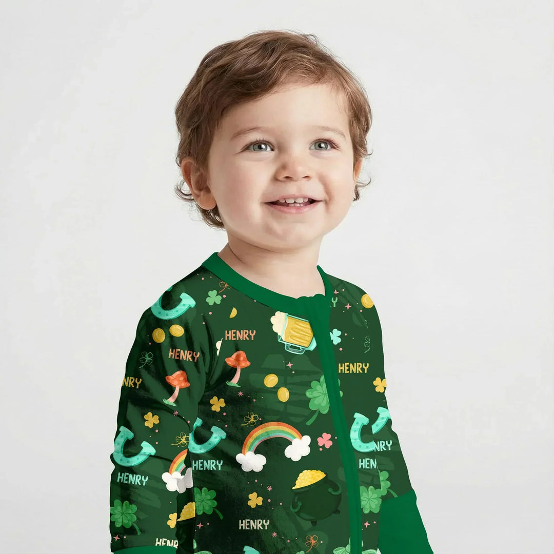Custom Name Sprinkle Of Luck Bamboo Convertible Zippy