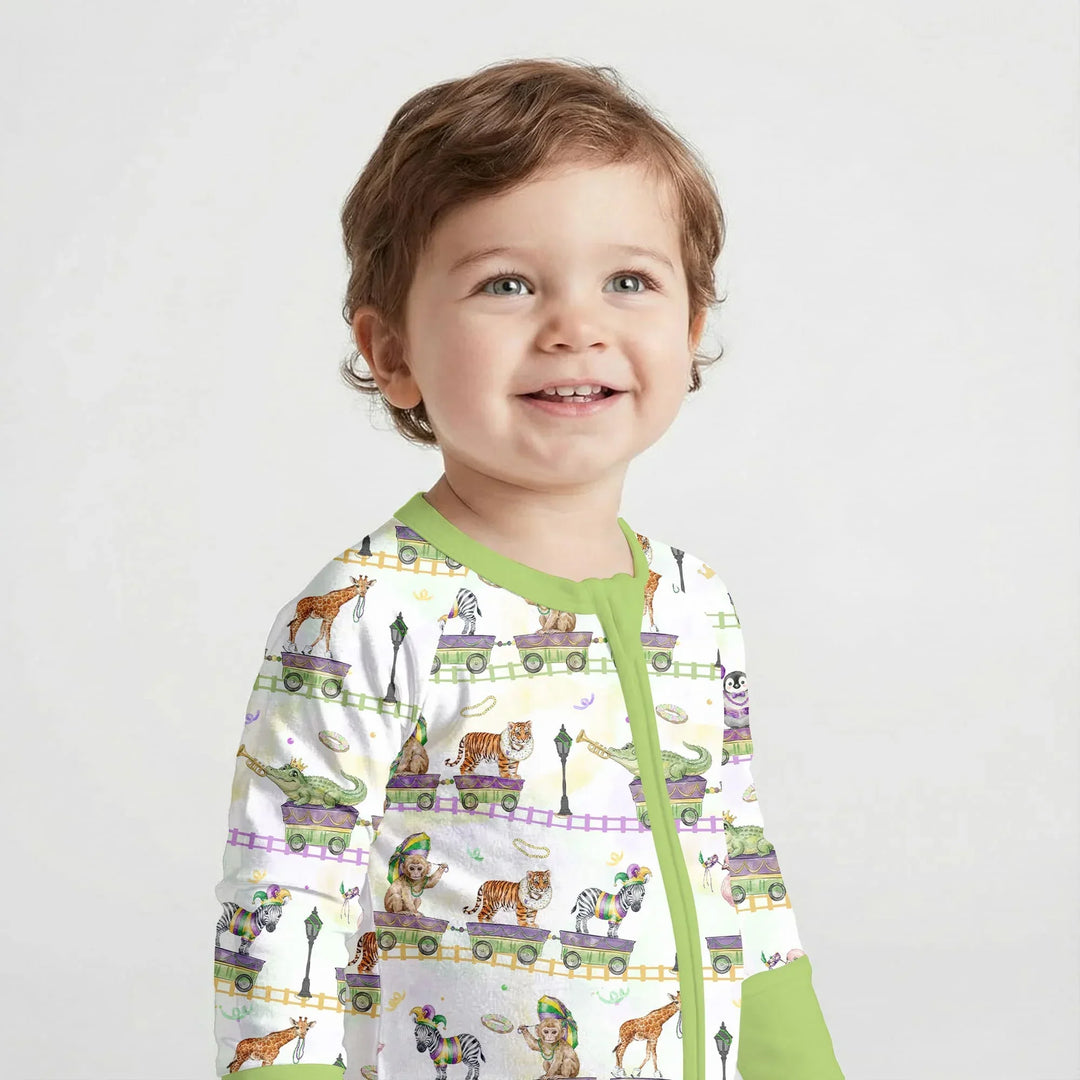 Mardi Gras Jungle Krewe Bamboo Convertible Zippy