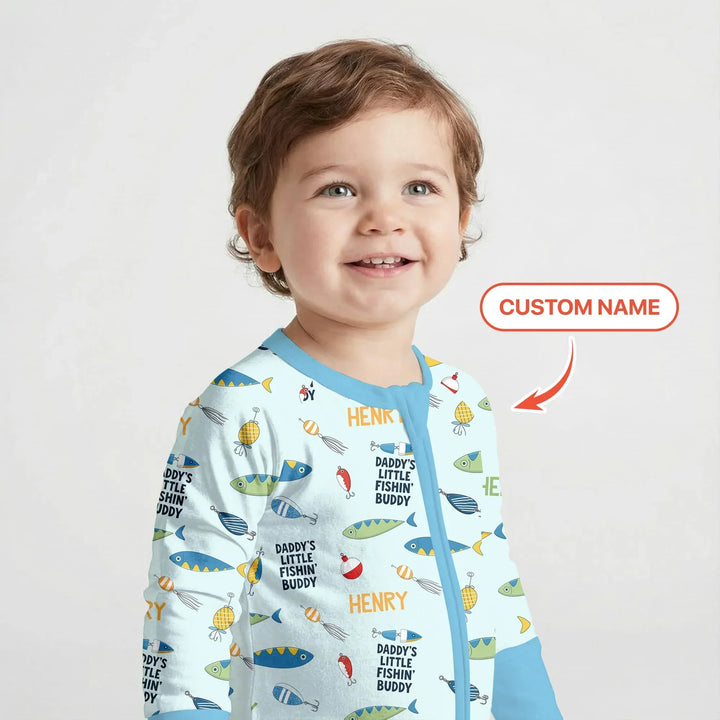 Fishing Squad Family Matching Bamboo Convertible Zippy
