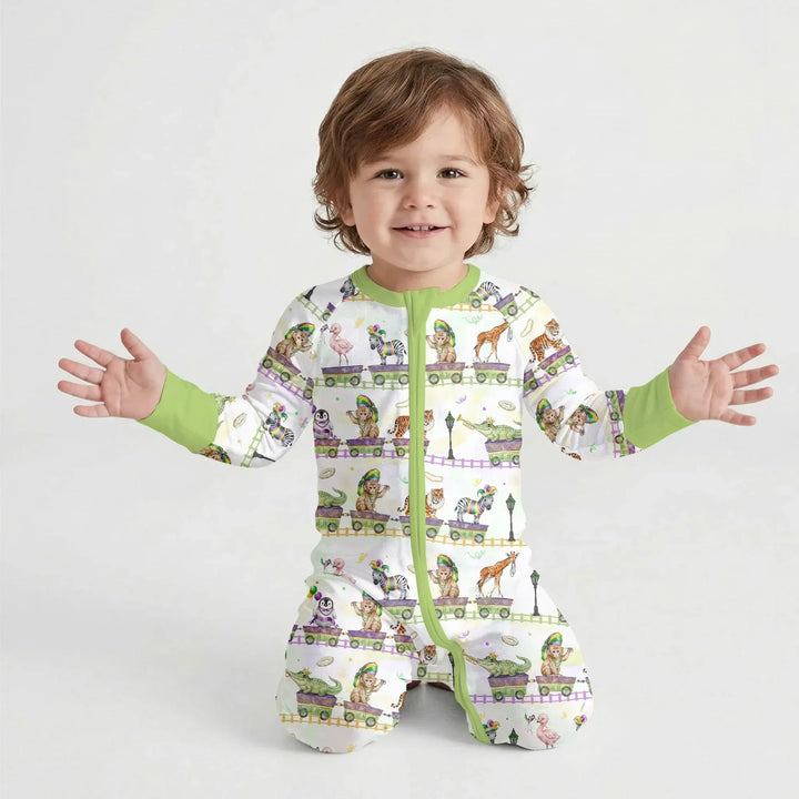 Mardi Gras Jungle Krewe Bamboo Convertible Zippy