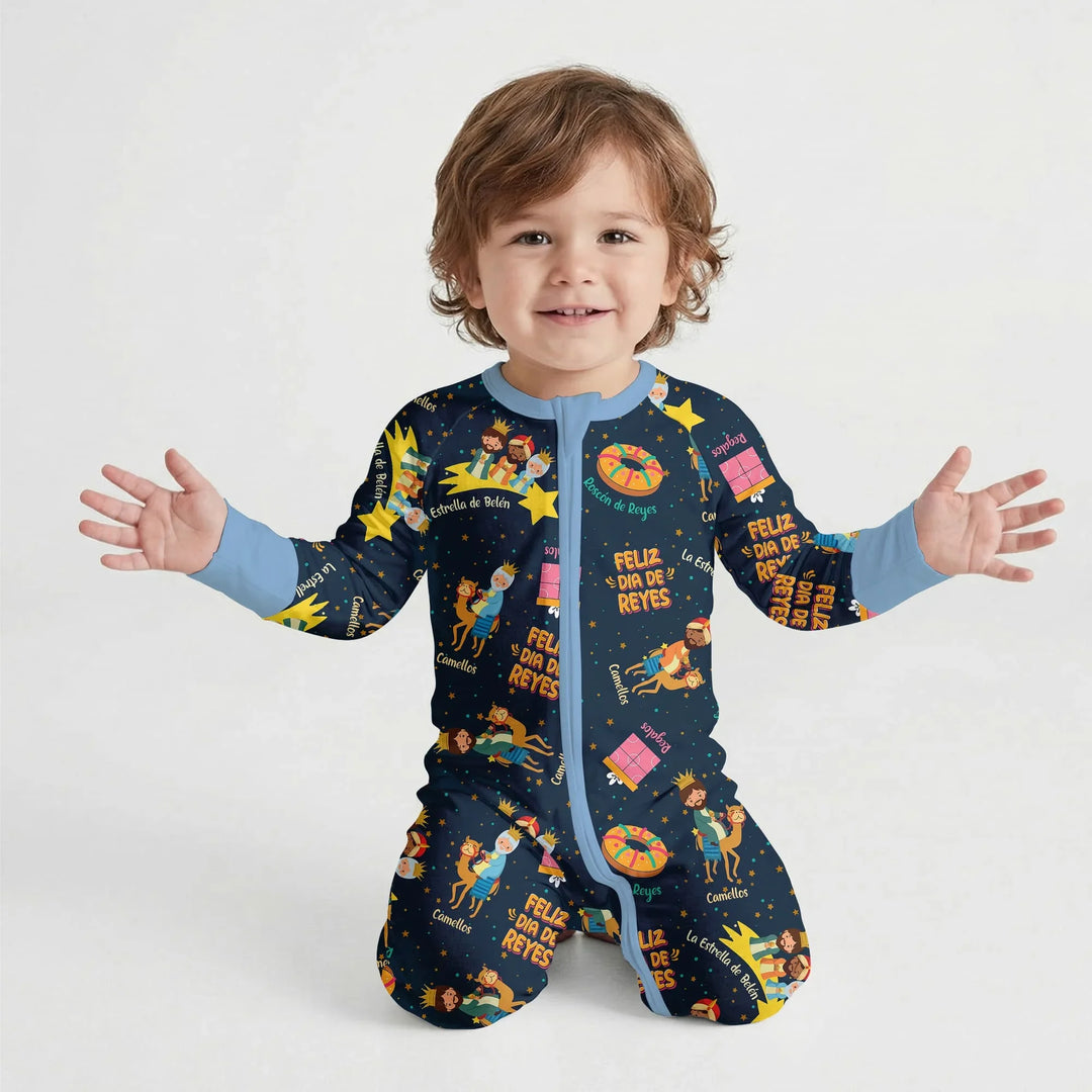 Feliz Dia de Reyes Bamboo Convertible Zippy