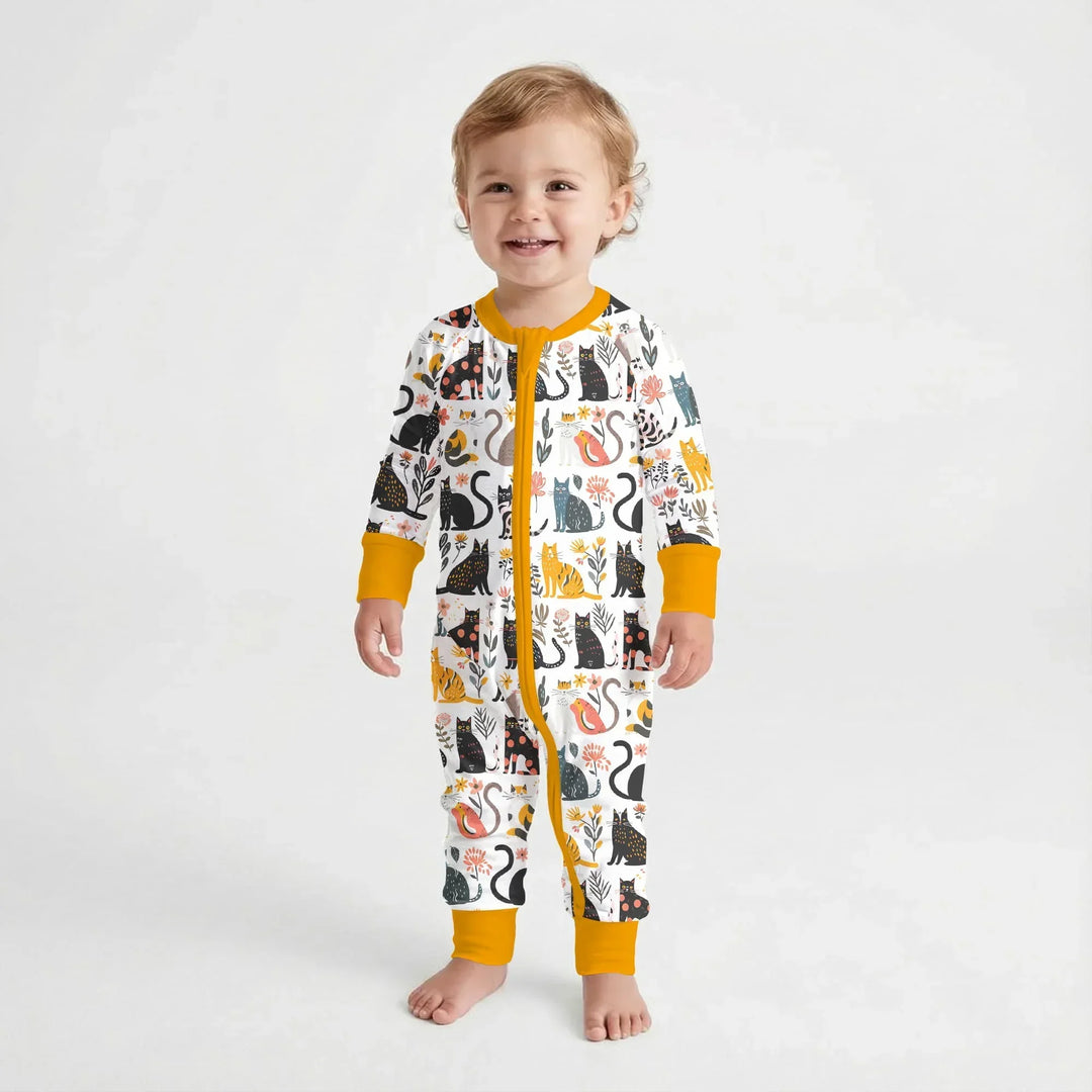 Botanical Cats Bamboo Convertible Zippy