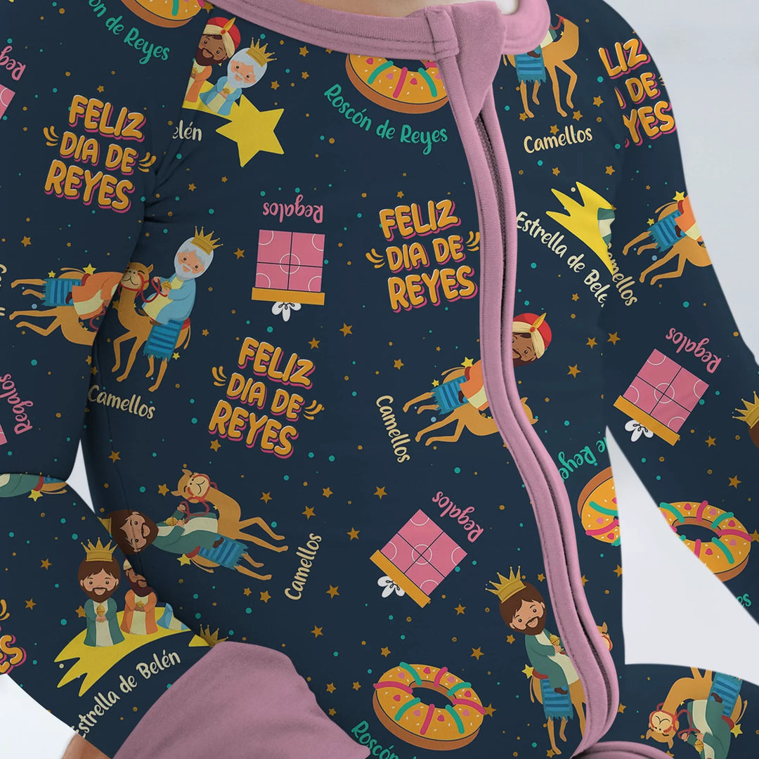 Feliz Dia de Reyes Bamboo Convertible Zippy