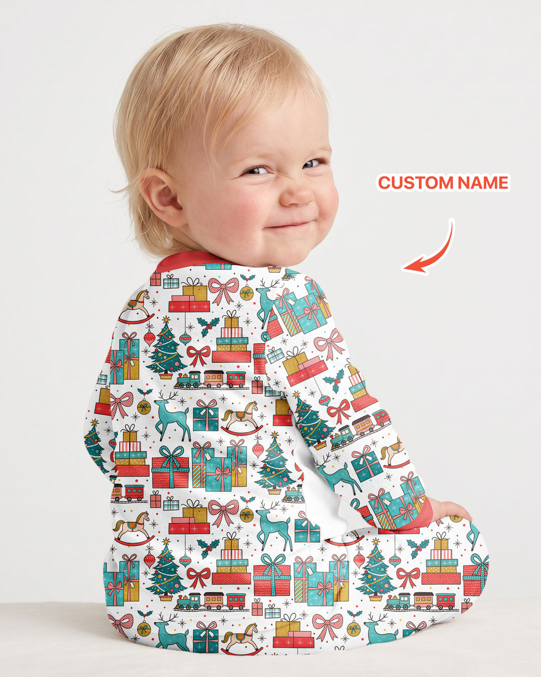 Santa’s Special Delivery Bamboo Two Piece Long Sleeve Pajama Set