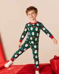 Christmas Sweet Santa Bamboo Two Piece Long Sleeve Pajama Set