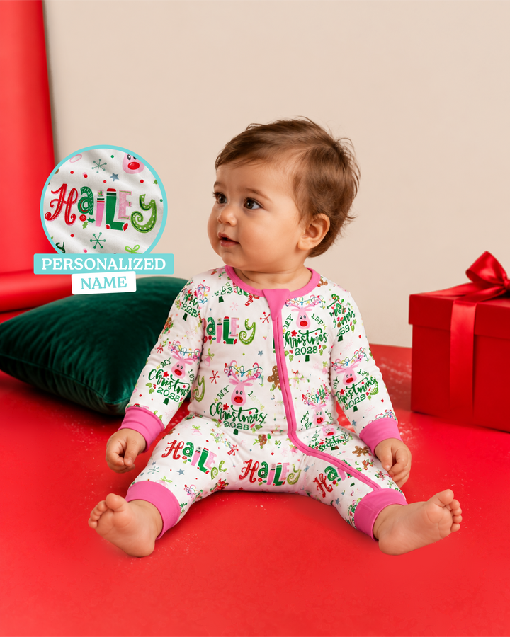 Custom Name "Whimsical Little Things" Bamboo Convertible Zippy