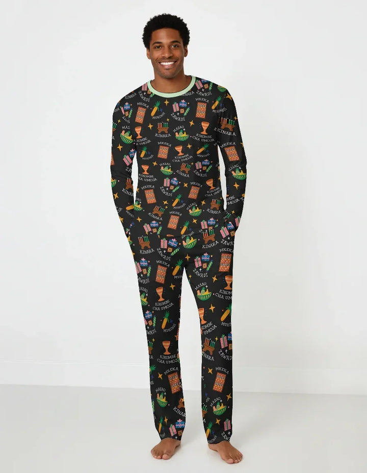 Kwanzaa Spirit Bamboo Men's Pajama Set