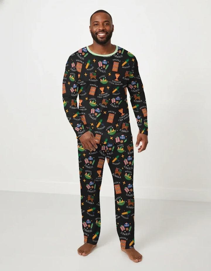Kwanzaa Spirit Bamboo Men's Pajama Set