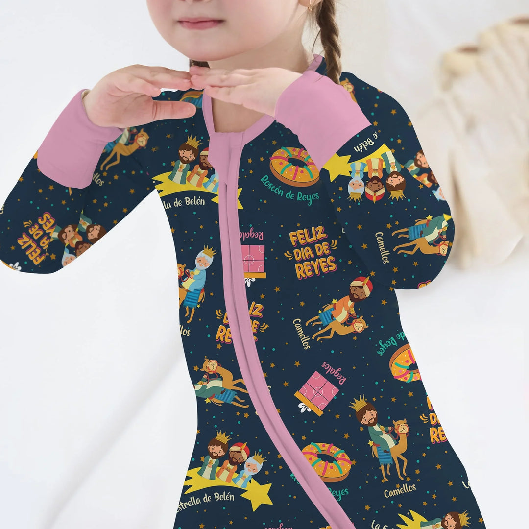 Feliz Dia de Reyes Bamboo Convertible Zippy