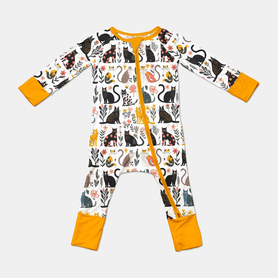 Botanical Cats Bamboo Convertible Zippy