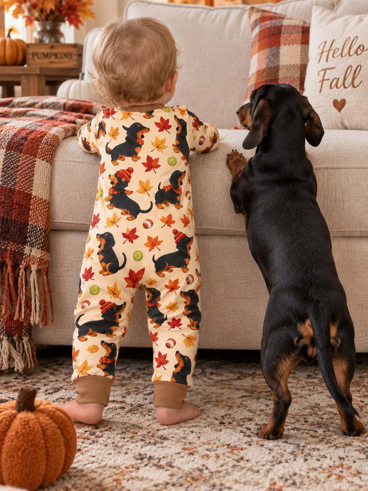 Autumn Dachshund Playtime Bamboo Convertible Zippy