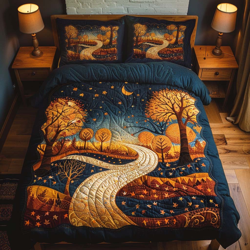 Autumn Dream Journey Bamboo Quilt Bedding Set