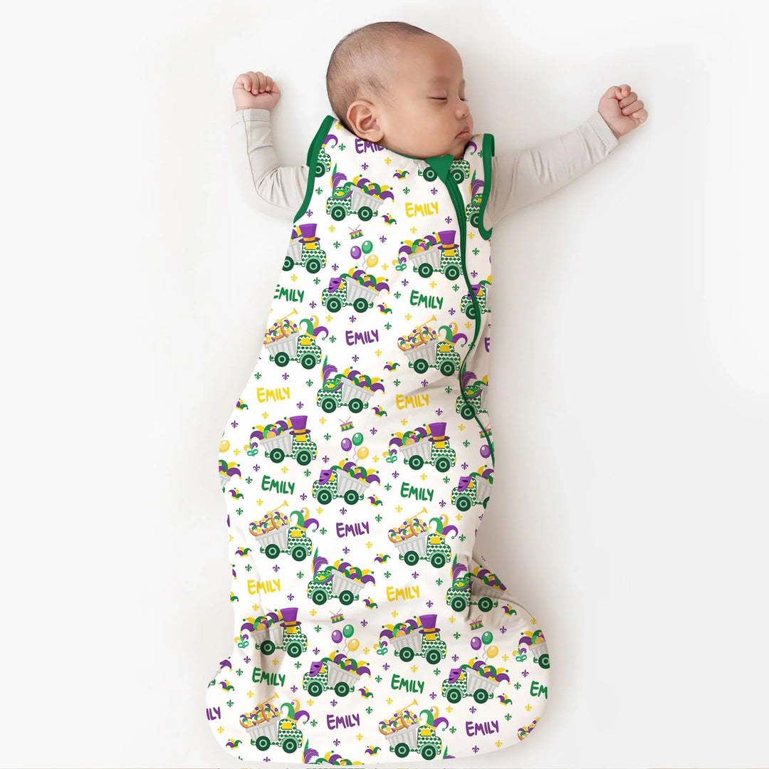 Mardi Gras Trucks Bamboo Sleep Bag