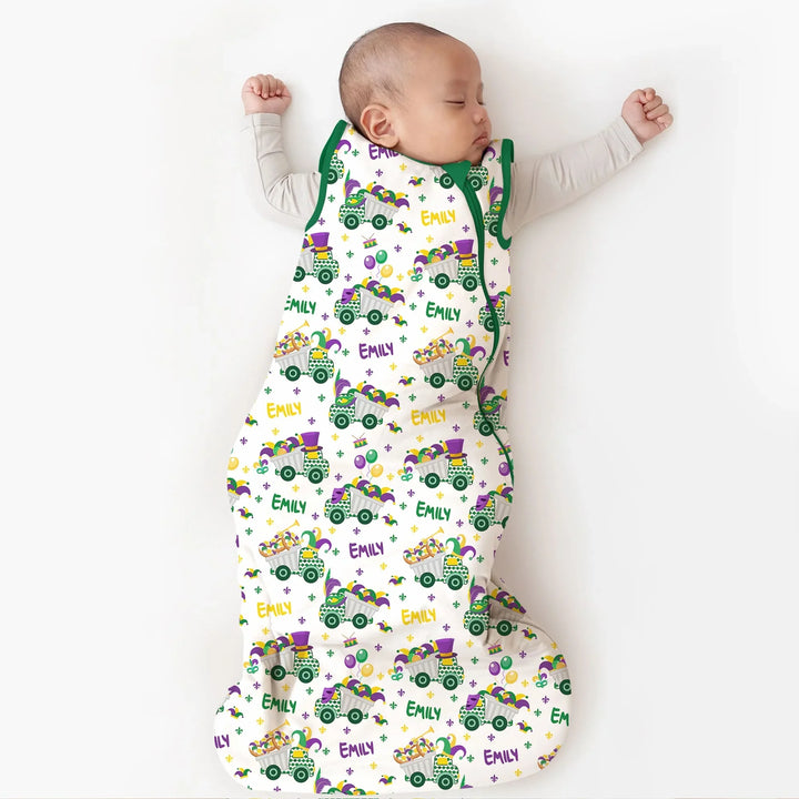 Mardi Gras Trucks Bamboo Sleep Bag