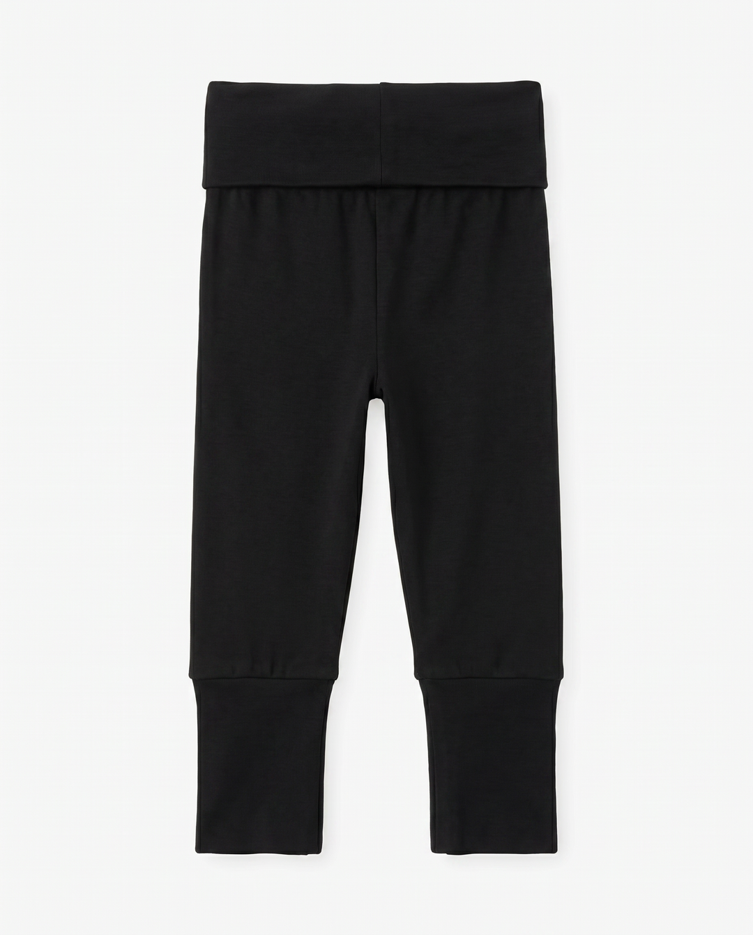 Solid Color Bamboo Fold Over Legging