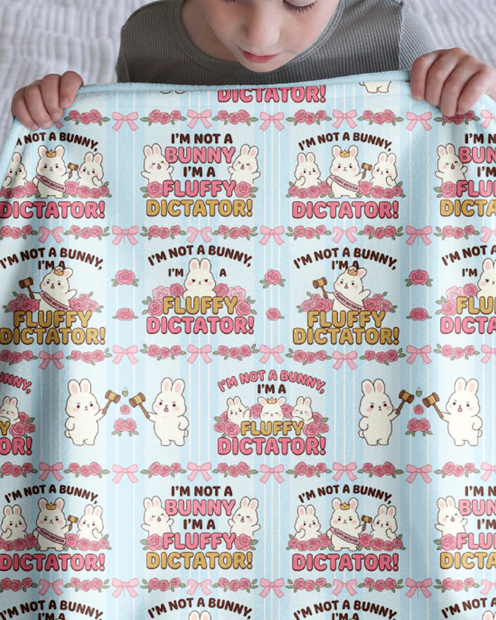 Bossy Bunny Bamboo Blanket