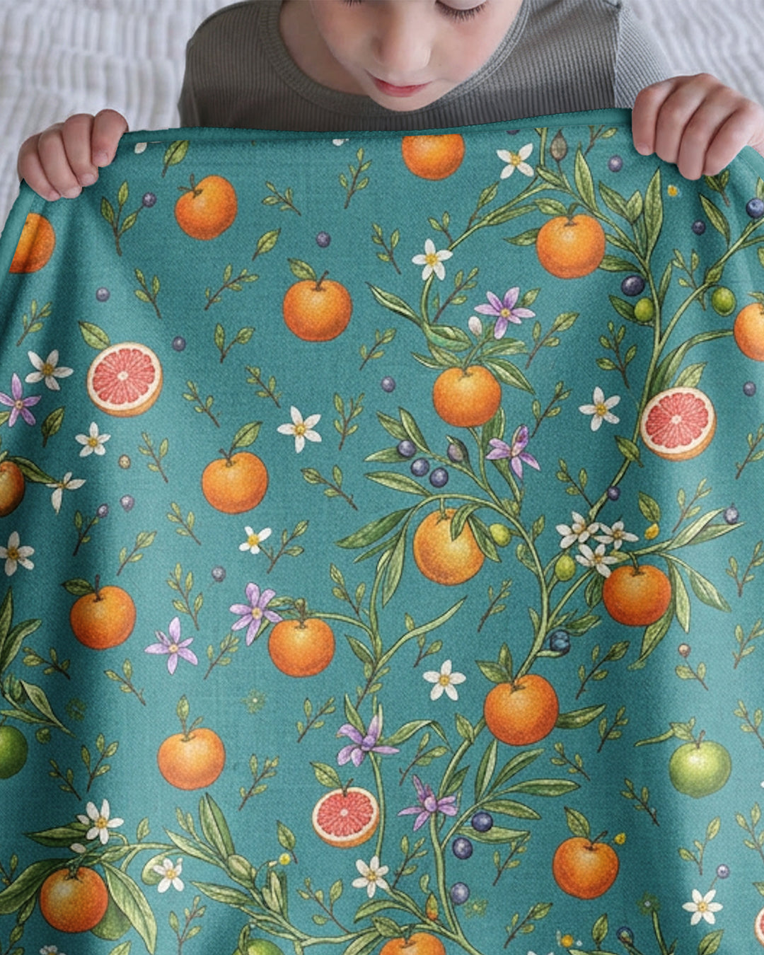 Fresh Citrus Breeze Bamboo Blanket