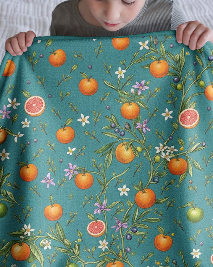 Fresh Citrus Breeze Bamboo Blanket
