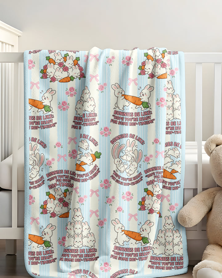 Hop-timism Bamboo Blanket