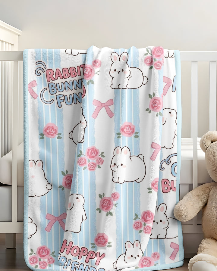 Hoppy Friends Bamboo Blanket