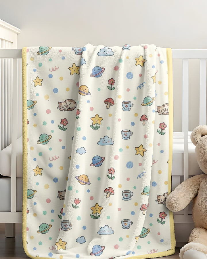 Lazy Cats Universe Bamboo Blanket